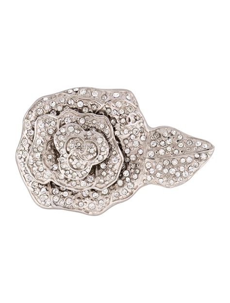 prix sautoir chanel|Chanel camellia brooches.